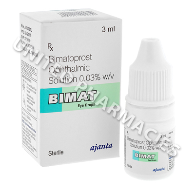 Bimat Eye Drops (Bimatoprost) - 0.03% - 3mL-image1