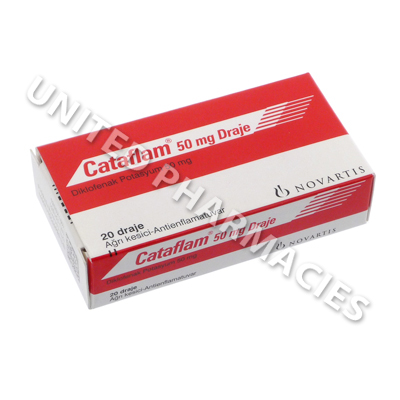 Cataflam (Diclofenac Potassium) - 50mg (20 Tablets ...