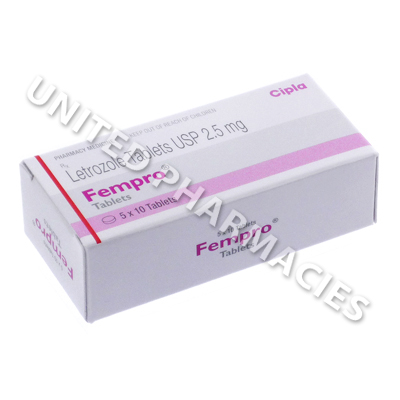 Fempro (Letrozole) - 2.5mg (10 Tablets)