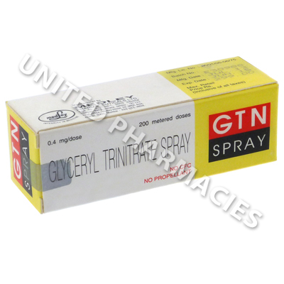 GTN Spray (Glyceryl Trinitrate) - 0.4mg/dose (200 Metered Doses)