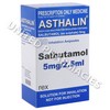 Asthalin Nebuliser Solution (Salbutamol) - 5mg (20 x 2.5mL Ampoules)