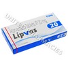 Lipvas (Atorvastatin Calcium) - 20mg (10 Tablets)