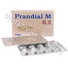 Prandial M 0.2 (Metformin Hydrochloride IP/Voglibose) - 500mg/0.2mg (10 Tablets)