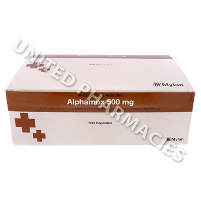 Alphamox (Amoxicillin) - 500mg (500 Capsules)