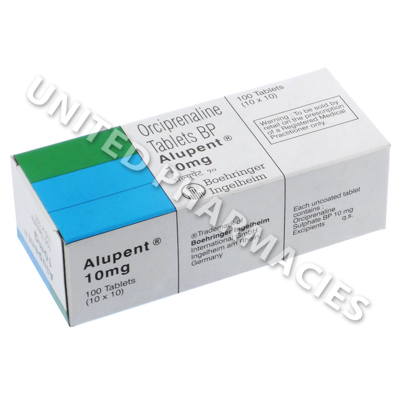 Alupent (Orciprenaline Sulphate) - 10mg (10 Tablets)