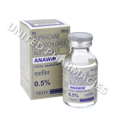 Anawin 0.5% Injection (Bupivacaine) - 5mg (20ml) 