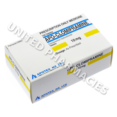 Apo-Clomipramine (Clomipramine Hydrochloride) - 10mg (100 Tablets) 