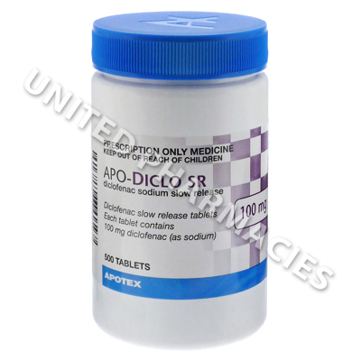 Apo-Diclo SR (Diclofenac Sodium) - 100mg (500 Tablets)