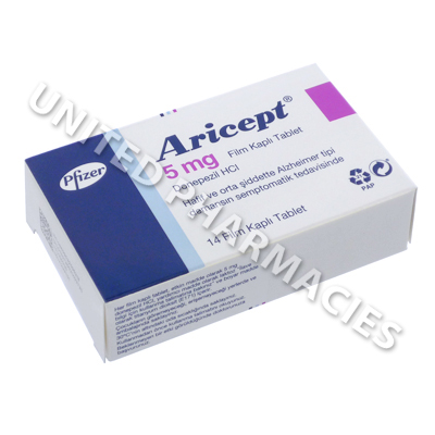 Aricept (Donepezil Hydrochloride) - 5mg (14 Tablets)(Turkey)