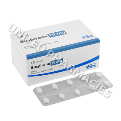 Buspirone (Buspirone Hydrochloride) - 10mg (100 Tablets)