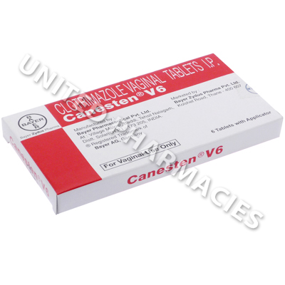 Canesten Vaginal (Clotrimazole) - 100mg (6 Tablets with Applicator)