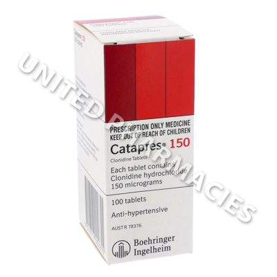 Catapres (Clonidine Hydrochloride) - 150mcg (100 Tablets) 