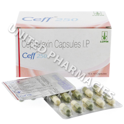 Ceff (Cephalexin Monohydrate) - 250mg (10 Capsules)