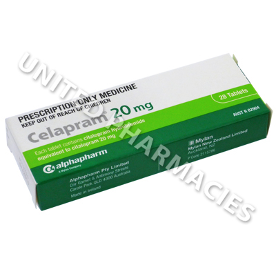 Celapram (Citalopram) - 20mg (28 Tablets)