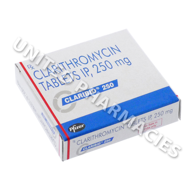 Claribid (Clarithromycin) - 250mg (4 Tablets) 