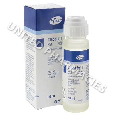 Cleocin T Topical Solution (Clindamycin) - 1% (30mL)