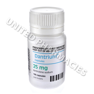 Dantrium (Dantrolene) - 25mg (100 Capsules) 