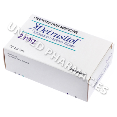 Detrusitol (Tolterodine Tartrate) - 2mg (56 Tablets) 