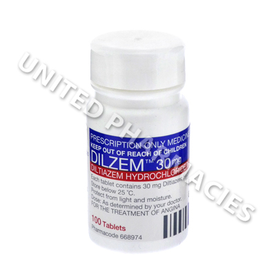 Dilzem (Diltiazem Hydrochloride) - 30mg (100 Tablets) 