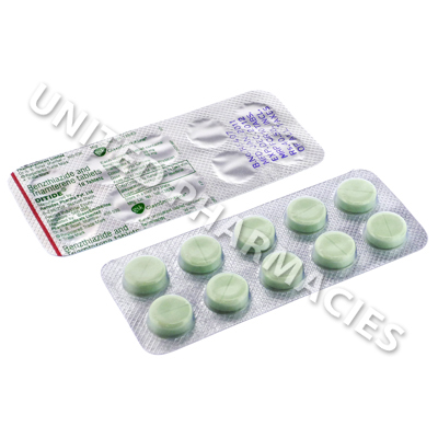 Ditide (Benzthiazide/Triamterene) - 25mg/50mg (10 Tablets)