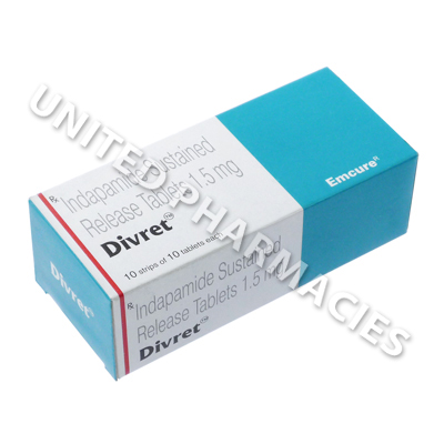 Divret (Indapamide) - 1.5mg (10 Tablets)