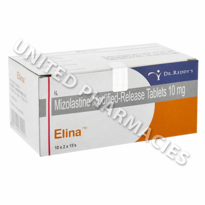 Elina (Mizolastine) - 10mg (15 Tablets)