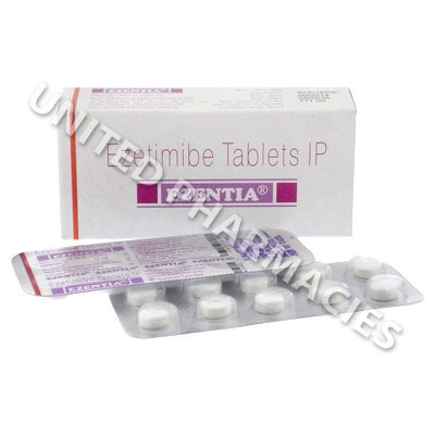 Ezentia (Ezetimibe) - 10mg (30 Tablets)