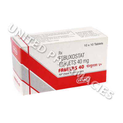 Fabulas (Febuxostat) - 40mg (10 Tablets)