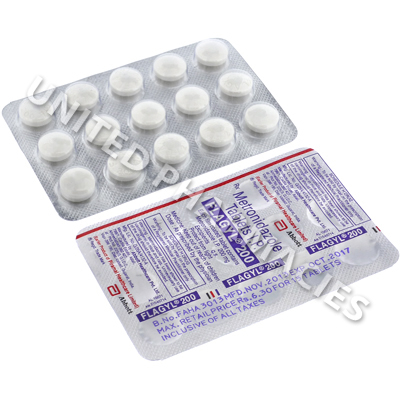 Flagyl (Metronidazole) - 200mg (15 Tablets) 