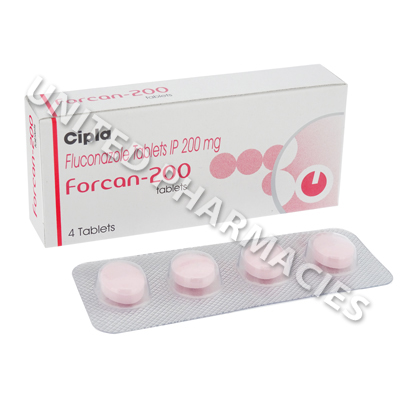Forcan (Fluconazole) - 200mg (4 Tablets) 