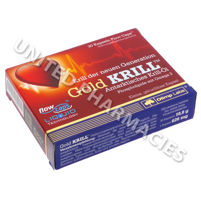  Gold KRILL (Euphausia Superba) - 500mg (30 Capsules)