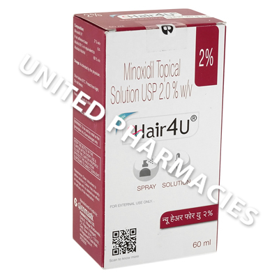 Hair4U 2% (Minoxidil) - 2% (60mL) - United Pharmacies (UK)