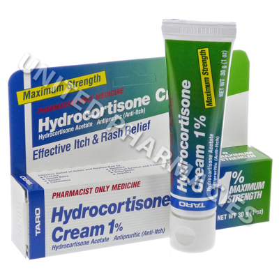 Hydrocortisone Cream (Hydrocortisone Acetate) - 1% (30g Tube)