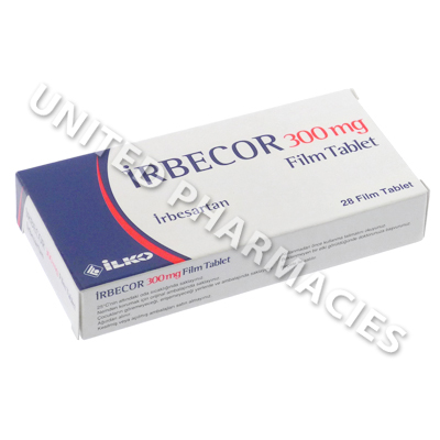 IRBECOR (Irbesartan) - 300mg (28 Tablets)