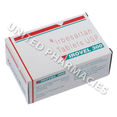 Irovel 300 (Irbesartan) - 300mg (10 Tablets)