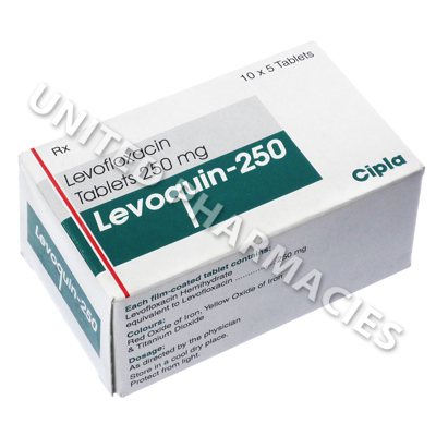 Levoquin (Levofloxacin) - 250mg (5 Tablets) 