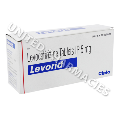 Levorid (Levocetirizine) - 5mg (10 Tablets)