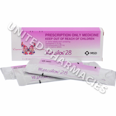 Mercilon 28 (Ethinylestradiol/Desogestrel) / (84 Tablets) -  United Pharmacies (UK)