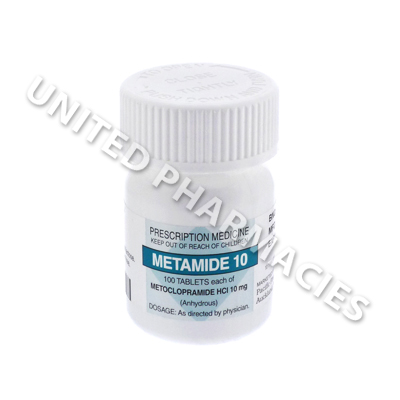 Metamide (Metoclopramide Hydrochloride) - 10mg (100 Tablets) 