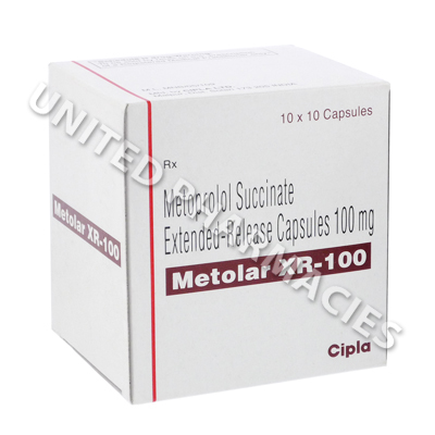 Metolar XR 100 (Metoprolol) - 100mg (10 Capsule)