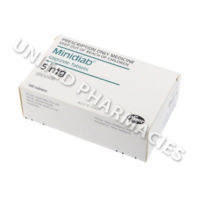 Minidiab (Glipizide) - 5mg (100 Tablets) 