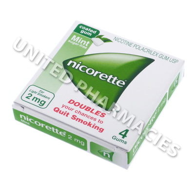 Nicorette (Nicotine Polacrilex) - 2mg (4 Gums) 