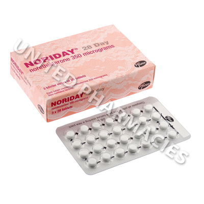 Noriday (Norethisterone) - 350mcg (84 Tablets)1
