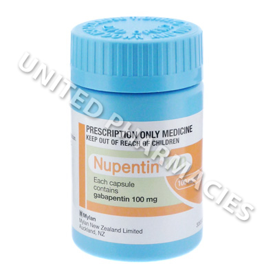 Nupentin 100 (Gabapentin) - 100mg (100 Capsules)