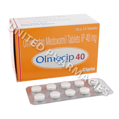Olmecip (Olmesartan Medoxomil) - 40mg (10 Tablets)1