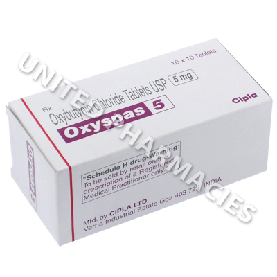 Oxyspas (Oxybutynin Chloride) - 5mg (10 Tablets)