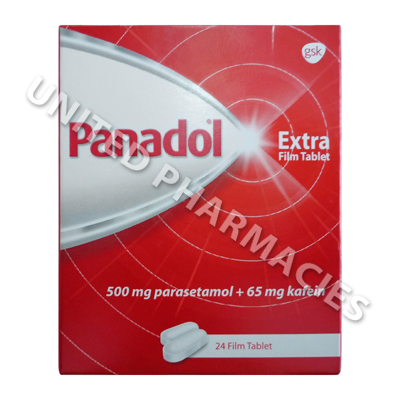 Panadol Extra (Paracetamol/Caffeine) - 500mg/65mg (24 Tablets)