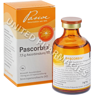 Pascorbin (Ascorbic Acid) - 7.5g (50mL)