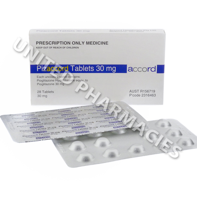 Pizaccord (Pioglitazone Hydrochloride) - 30mg (28 Tablets) 