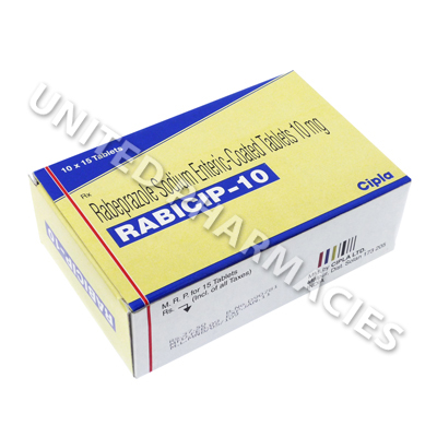 Rabicip (Rabeprazole Sodium) - 10mg (15 Tablets) 